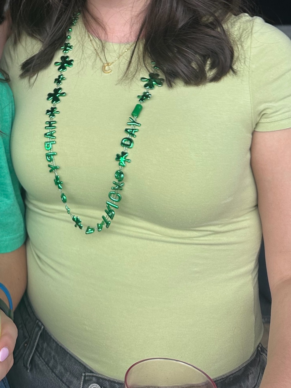 Abercrombie & Fitch Light Green Fitted Bodysuit
